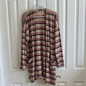 Coldwater Creek Multicolor Knit Cardigan